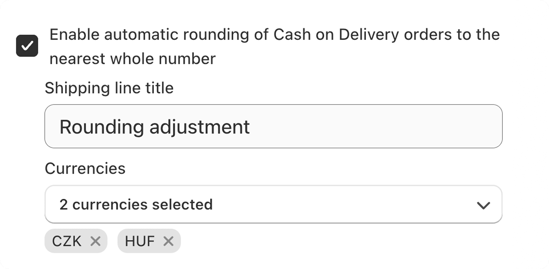Status płatności za pobraniem zsynchronizowany z Shopify