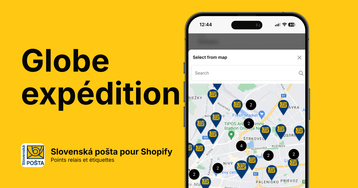 Intégration Slovenská pošta complète pour Shopify