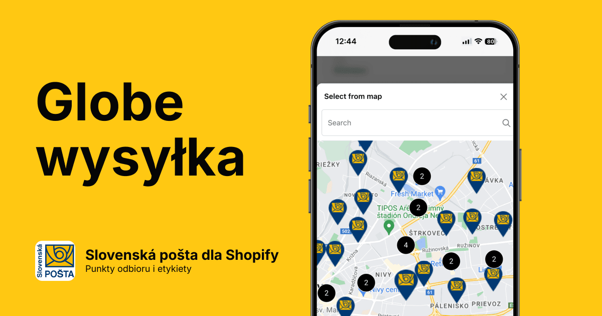 Pełna integracja Slovenská pošta z Shopify