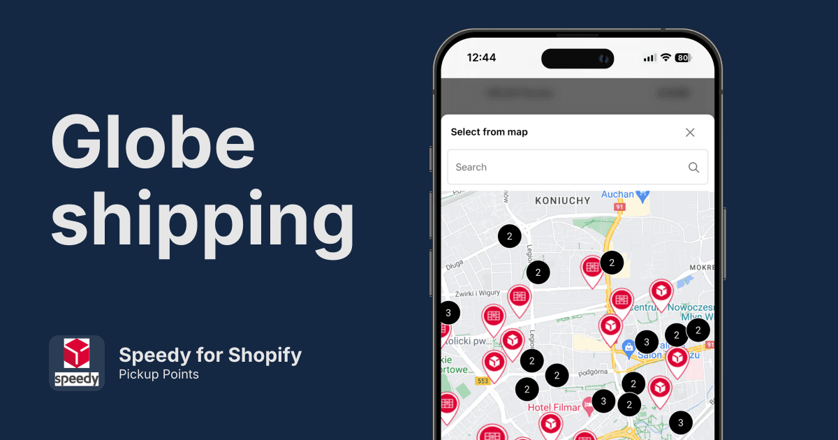 Speedy Pickup Points for Shopify