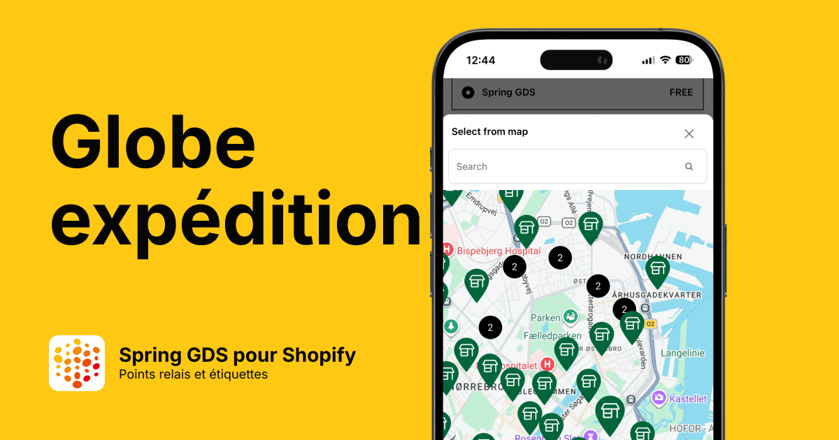 Intégration Spring GDS complète pour Shopify