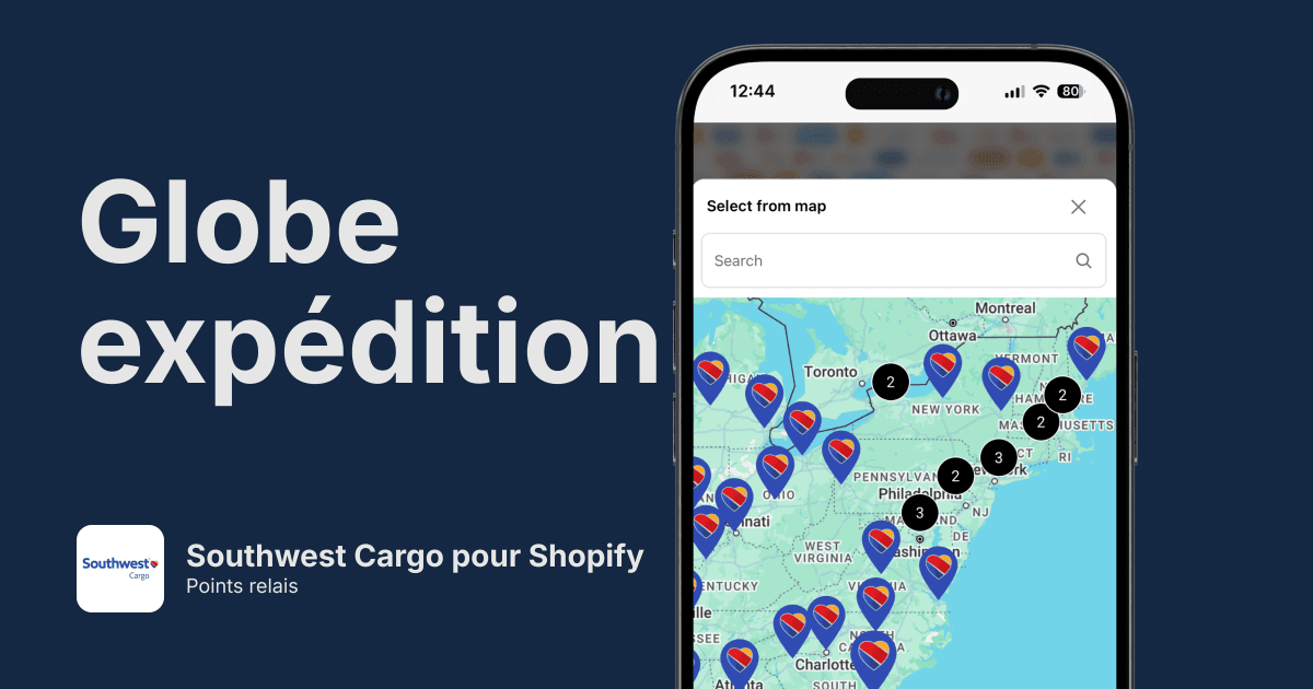 Points relais Swacargo pour Shopify