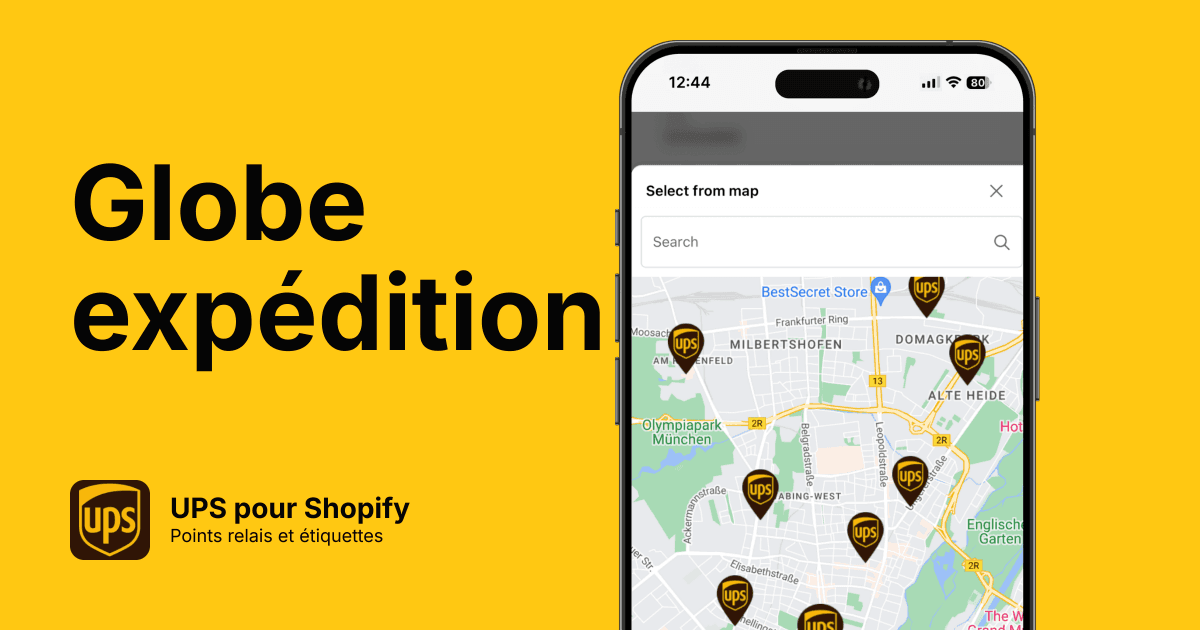 Intégration UPS complète pour Shopify