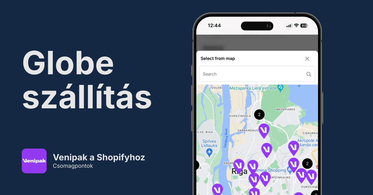 Venipak Pickup Points for Shopify