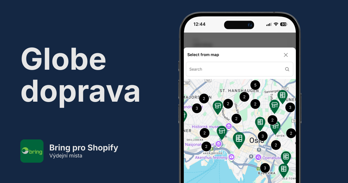 Bring výdejní místa pro Shopify