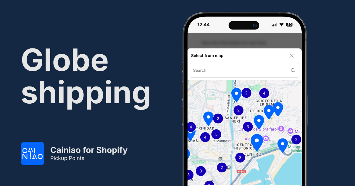 Cainiao Pickup Points for Shopify