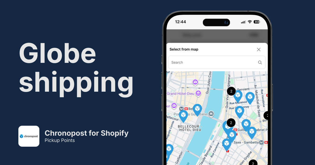 Chronopost Pickup Points for Shopify