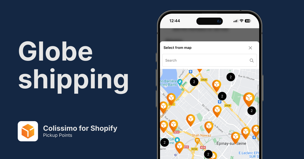 Colissimo Pickup Points for Shopify