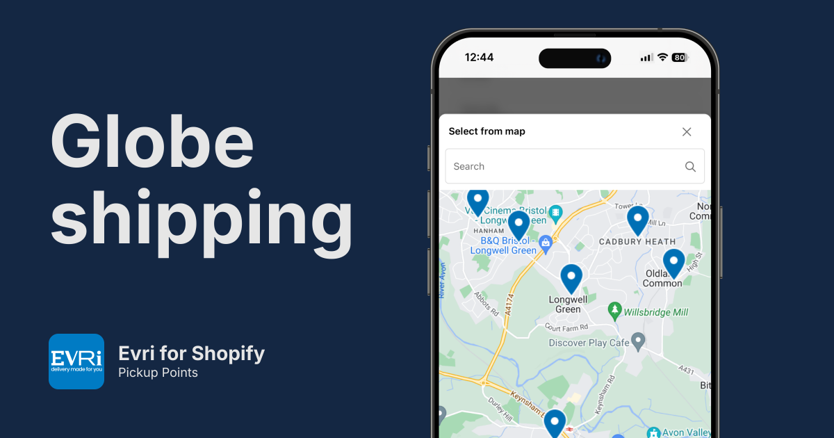 Evri Pickup Points for Shopify