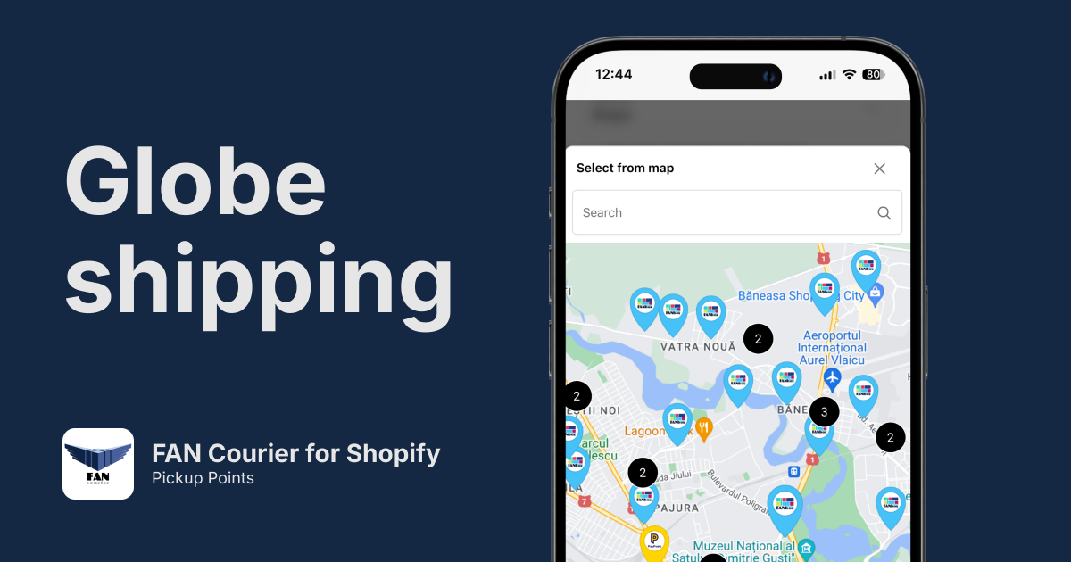FAN Courier Pickup Points for Shopify