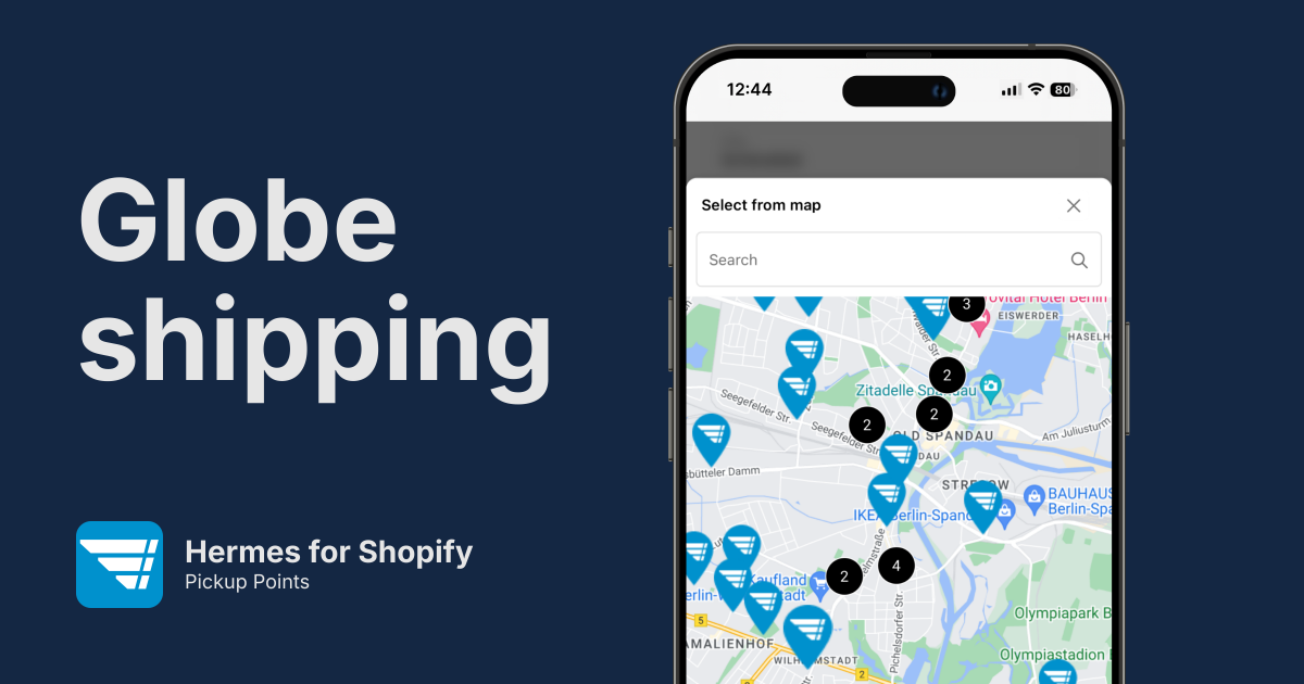 Hermes Pickup Points for Shopify