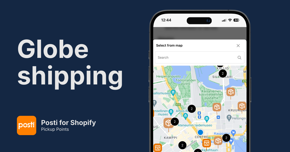 Posti Pickup Points for Shopify