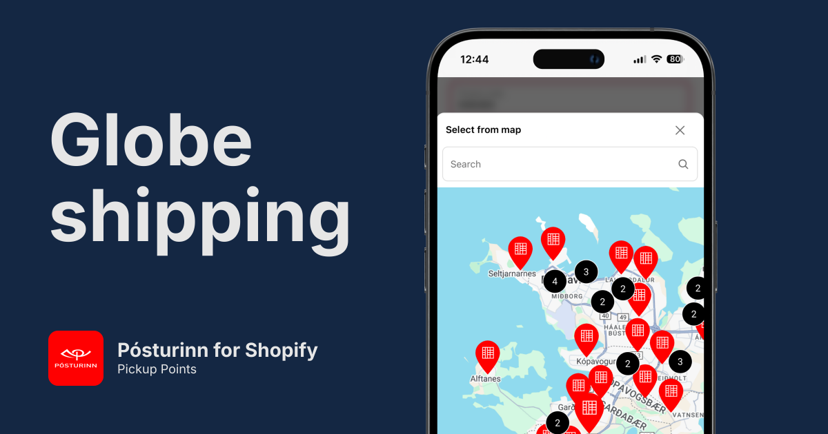 Pósturinn Pickup Points for Shopify