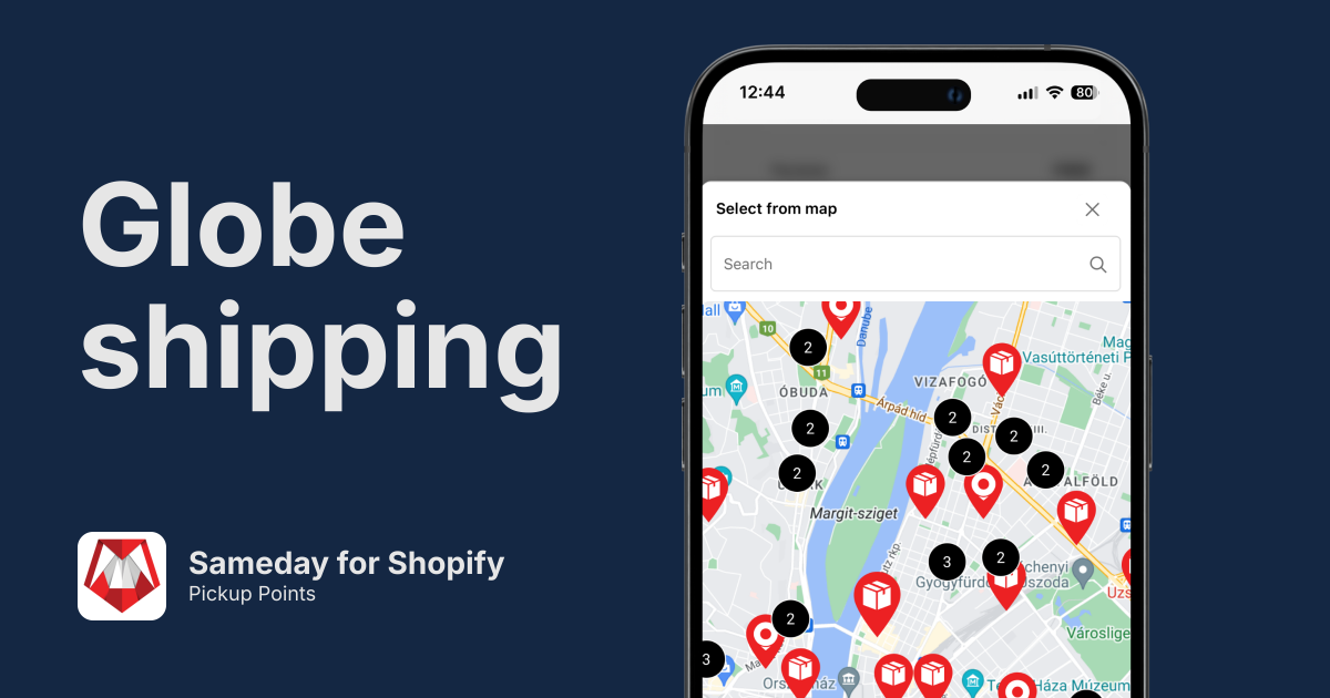 Sameday Pickup Points for Shopify