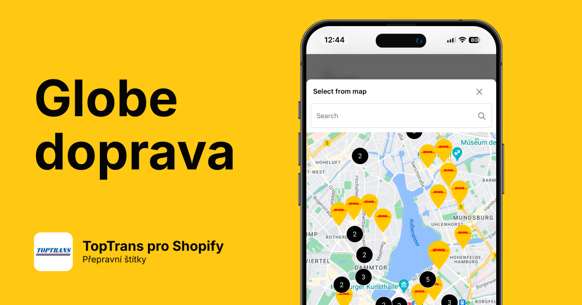 TopTrans a její kompletní integrace pro Shopify