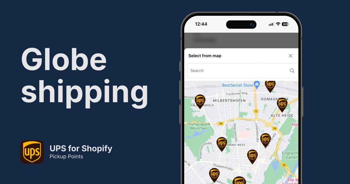 UPS Pickup Points for Shopify