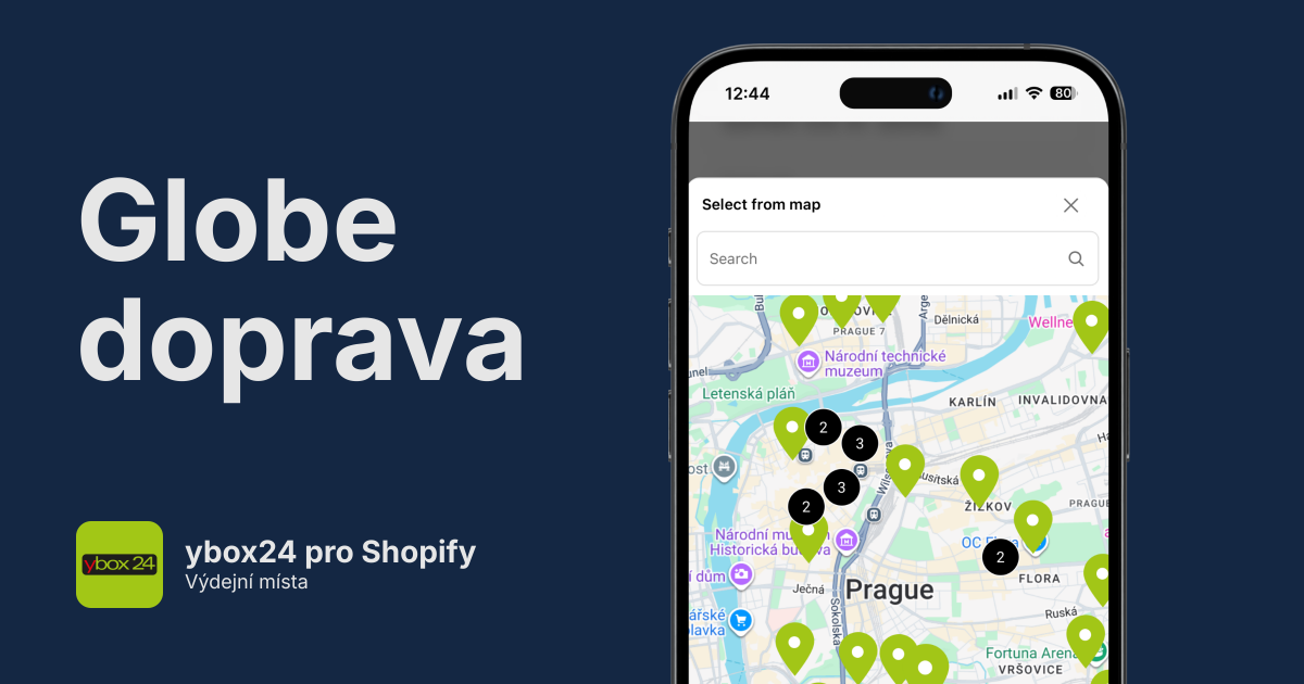 ybox24 výdejní místa pro Shopify